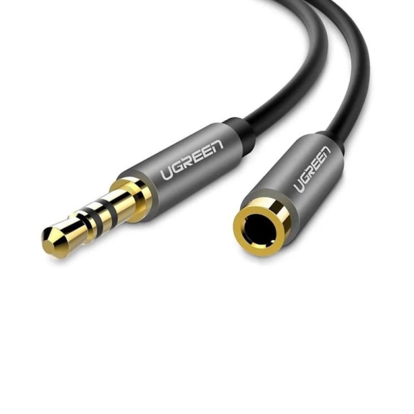 کابل افزایش طول استریو 3.5 میلی متر یوگرین مدل Ugreen AV118-10538 5M