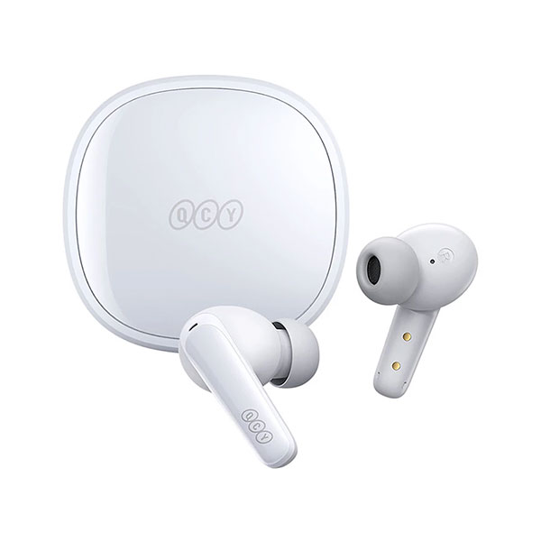 هندزفری بی‌سیم کیو سی وای مدل QCY T13X رنگ سفید