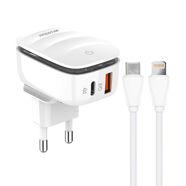 شارژر دیواری کینگ استار مدل King Star KW193iPD 20W