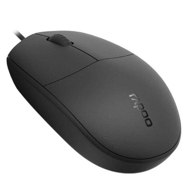 ماوس با سیم رپو مدل RAPOO N100 سفید - Image 2