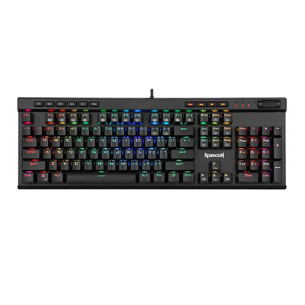 کیبورد با سیم گیمینگ ردراگون مدل Redragon Vata K580 RGB