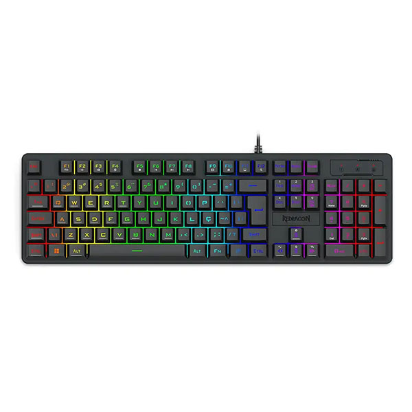 کیبورد با سیم گیمینگ ردراگون مدل Redragon NETHERBANE K521 RGB