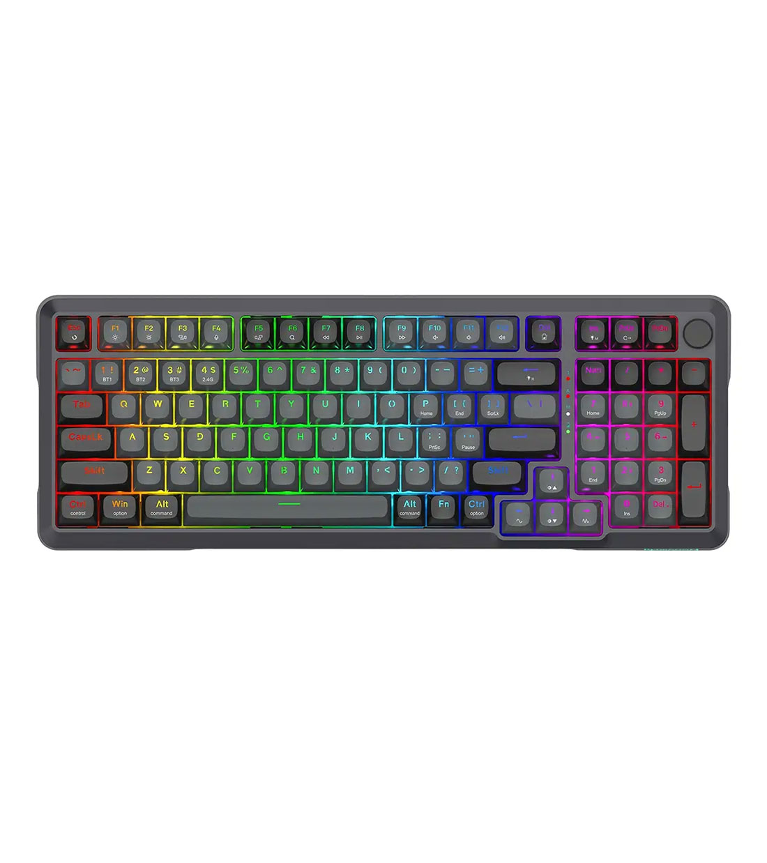 کیبورد بی سیم گیمینگ ردراگون مدل Redragon BRAGI PRO K688 GB RGB