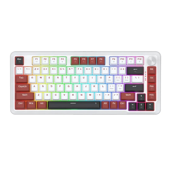 کیبورد باسیم گیمینگ ردراگون مدل Redragon STORMHUNTER K721 WRB RGB