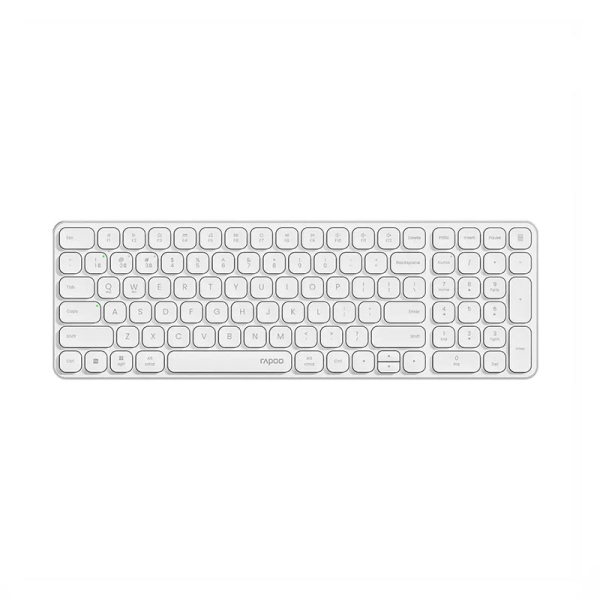 کیبورد بی‌ سیم رپو مدل RAPOO E9350L سفید