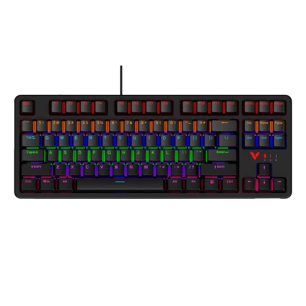 کیبورد گیمینگ با سیم رپو مدل RAPOO V500 PRO 87 2024