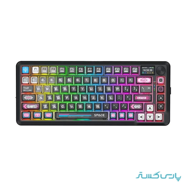 کیبورد بی سیم/باسیم گیمینگ ردراگون مدل Redragon FLEKACT PRO K708 MC RGB