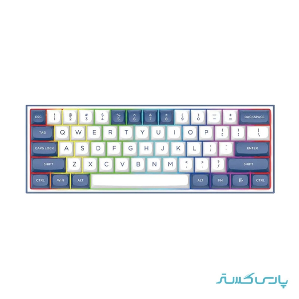 کیبورد بی سیم/باسیم گیمینگ ردراگون مدل Redragon ALCOR PRO K717 QMK RGB