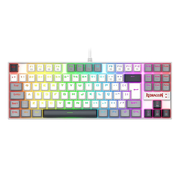 کیبورد با سیم گیمینگ ردراگون مدل Redragon KUMARA K552 WGL RGB