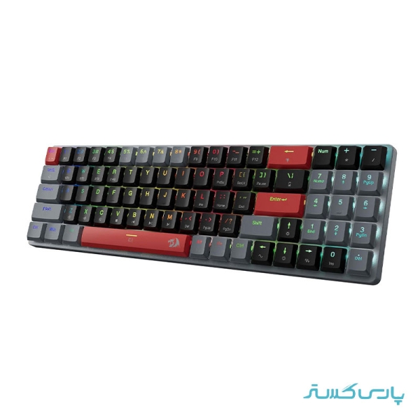 کیبورد بی سیم/باسیم گیمینگ ردراگون مدل Redragon ASHE PRO K626-RBG RGB